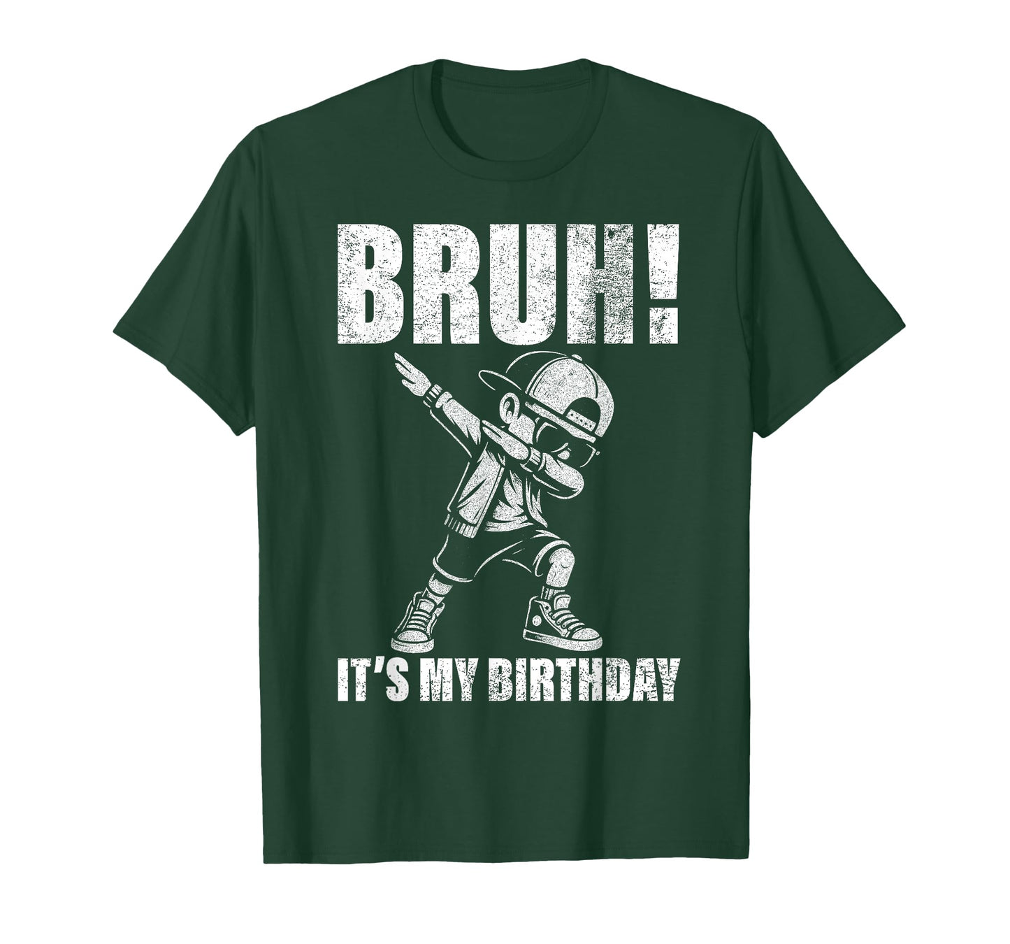 Happy Birthday Bruh Its My Birthday Dabbing Boys Mens T-Shirt