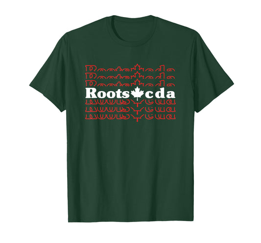 Roots CDA Maple Canada Pride Vacation Travel Canadian Gift T-Shirt
