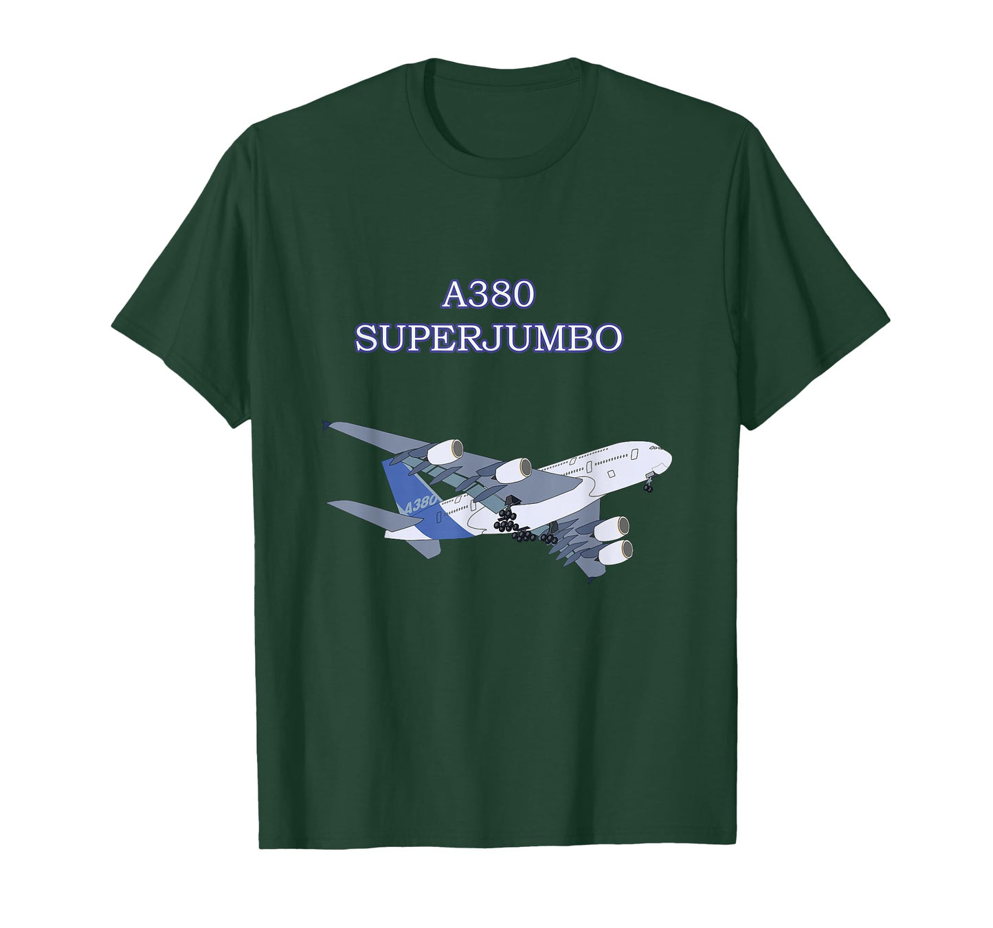 A380 SUPER JUMBO AIRPLANE ADULT KIDS CHILDREN PLANE T-SHIRT T-Shirt