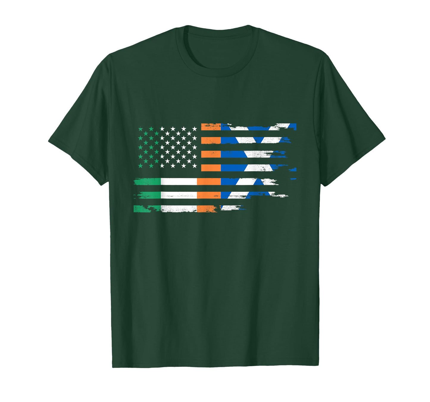 Irish Scottish American Flag of Scotland Ireland Heritage T-Shirt