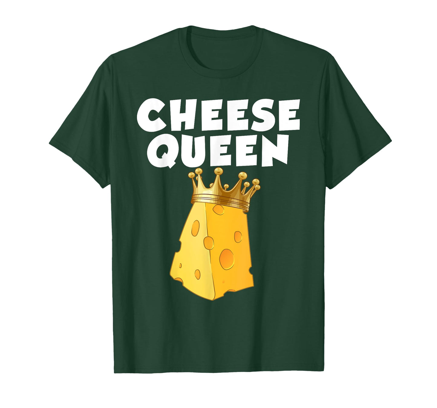 Cheese Queen Art For Women Girls Food Parmesan Cheese Lover T-Shirt