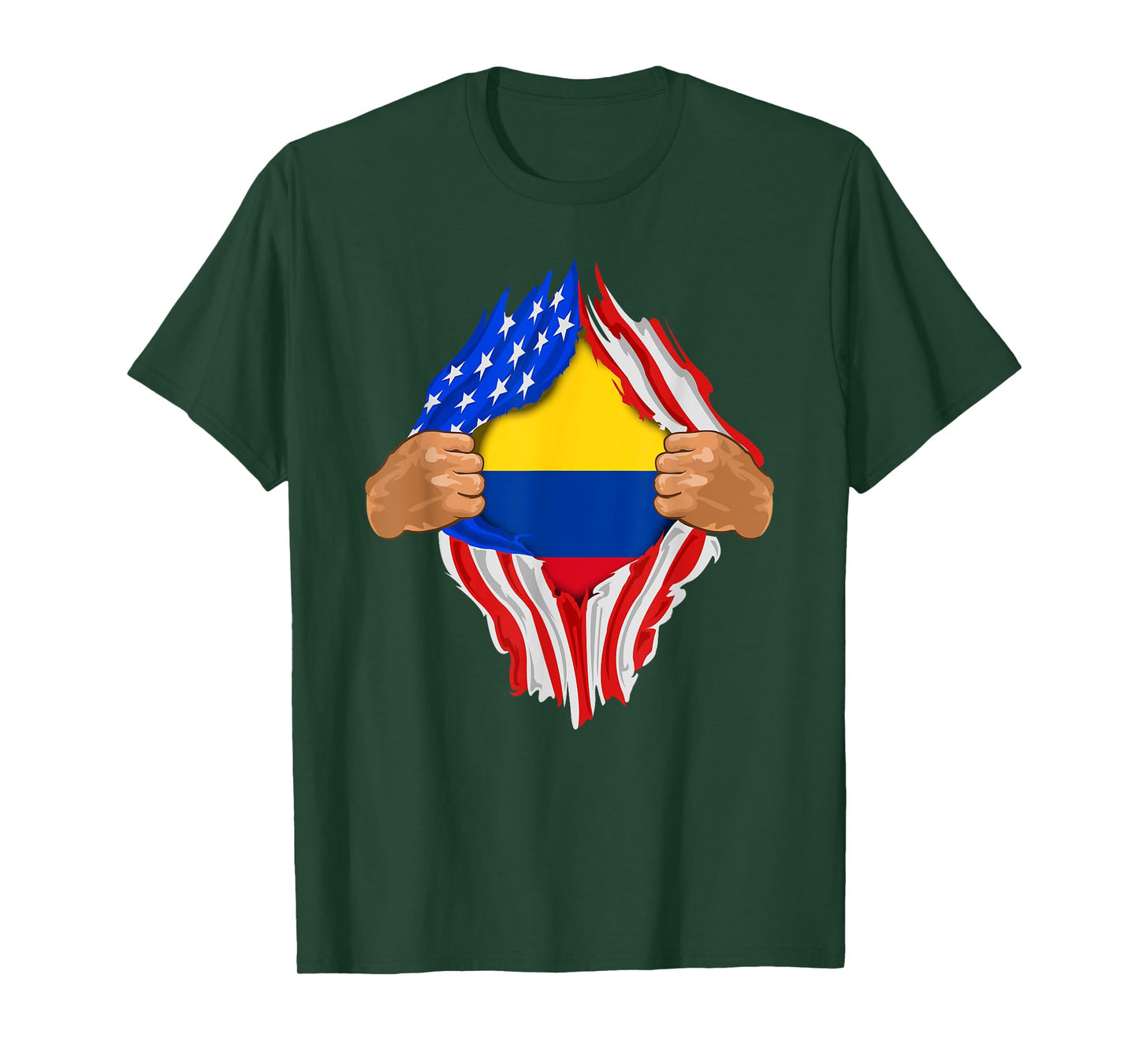 Colombian Blood Inside Me | Colombia Flag Gift T-Shirt