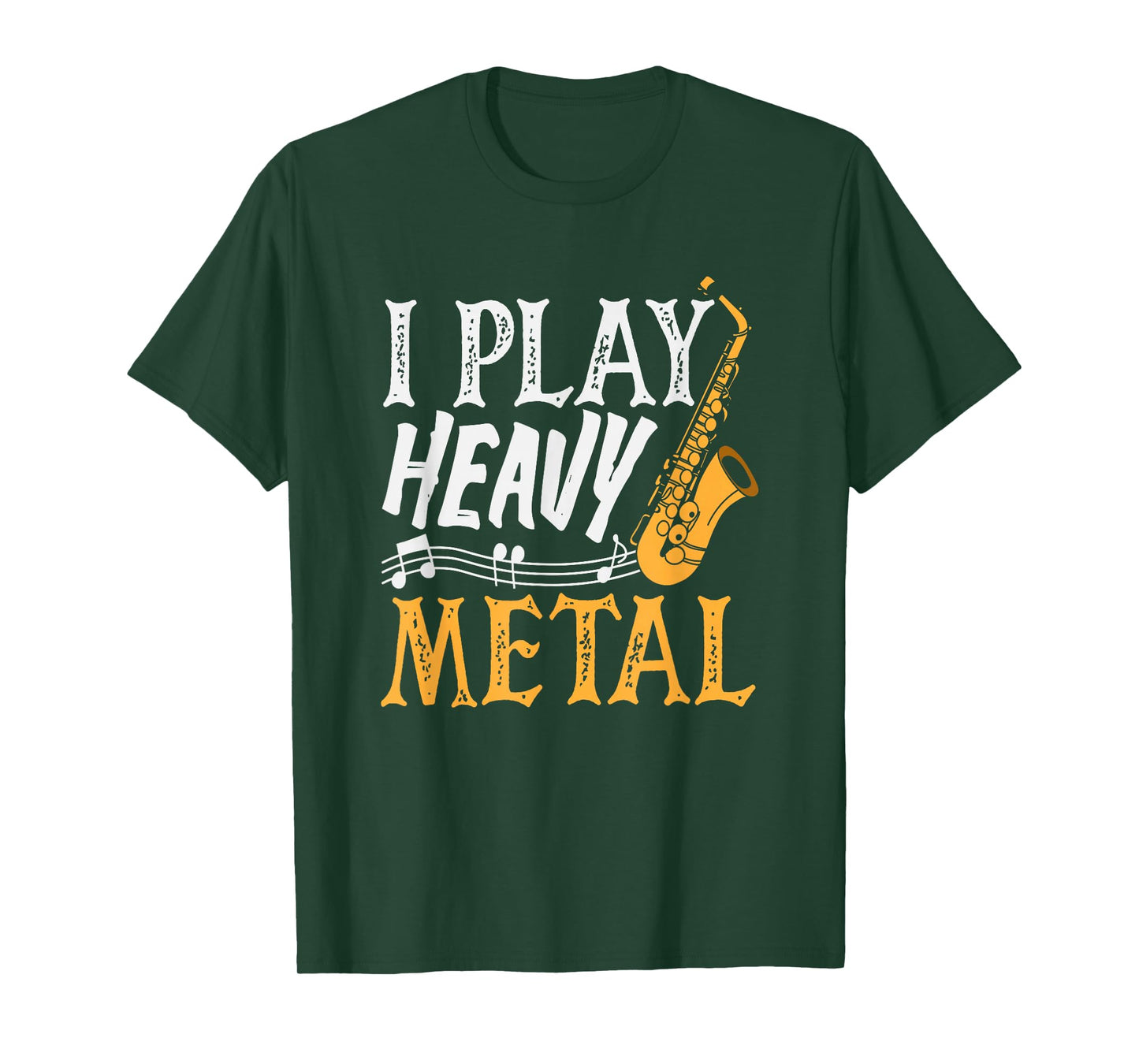I Play Heavy Metal Saxophone Saxophonist T-Shirt