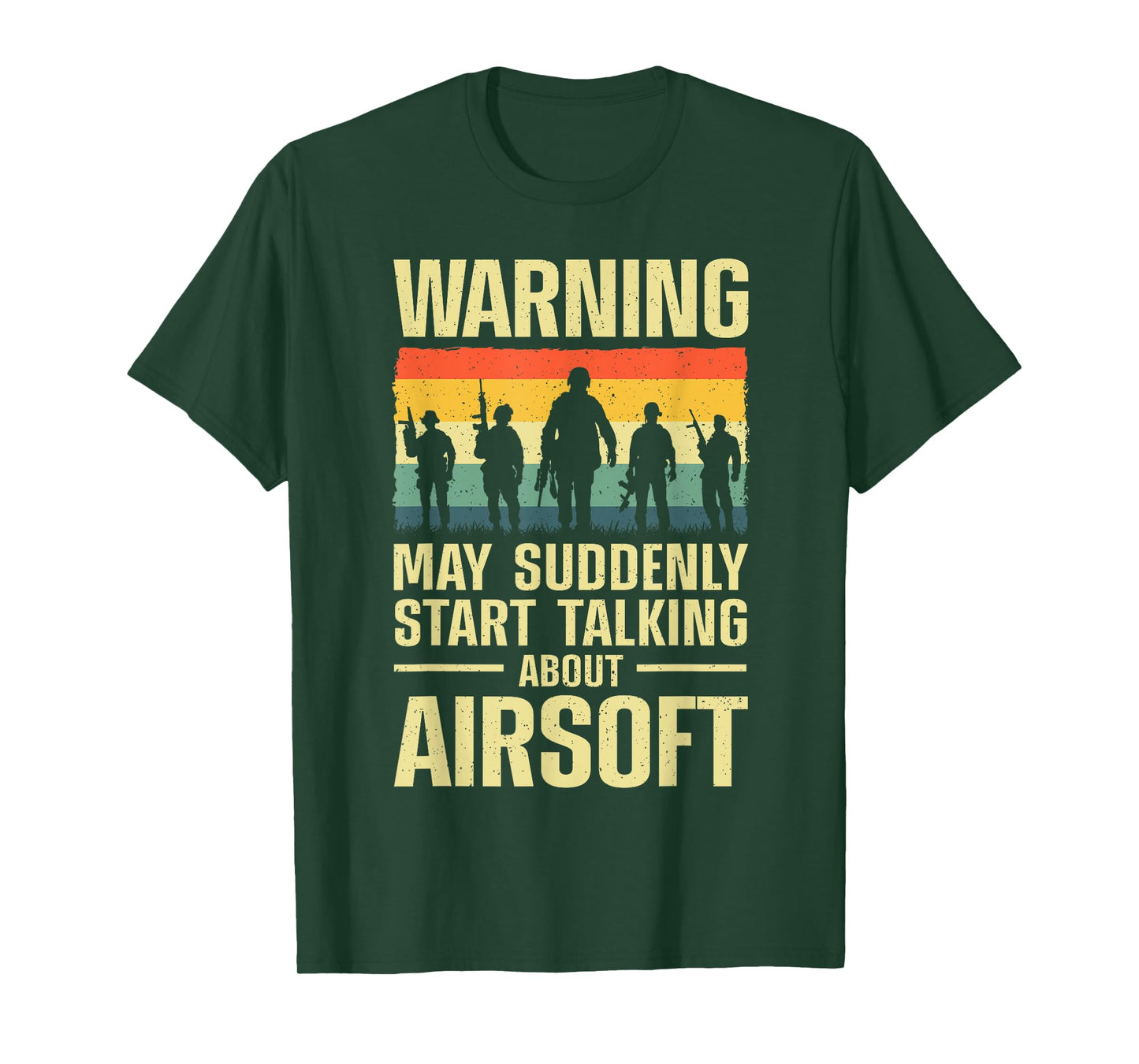 Funny Airsoft Art For Men Women Tactical Airsoft Gun Airsoft T-Shirt