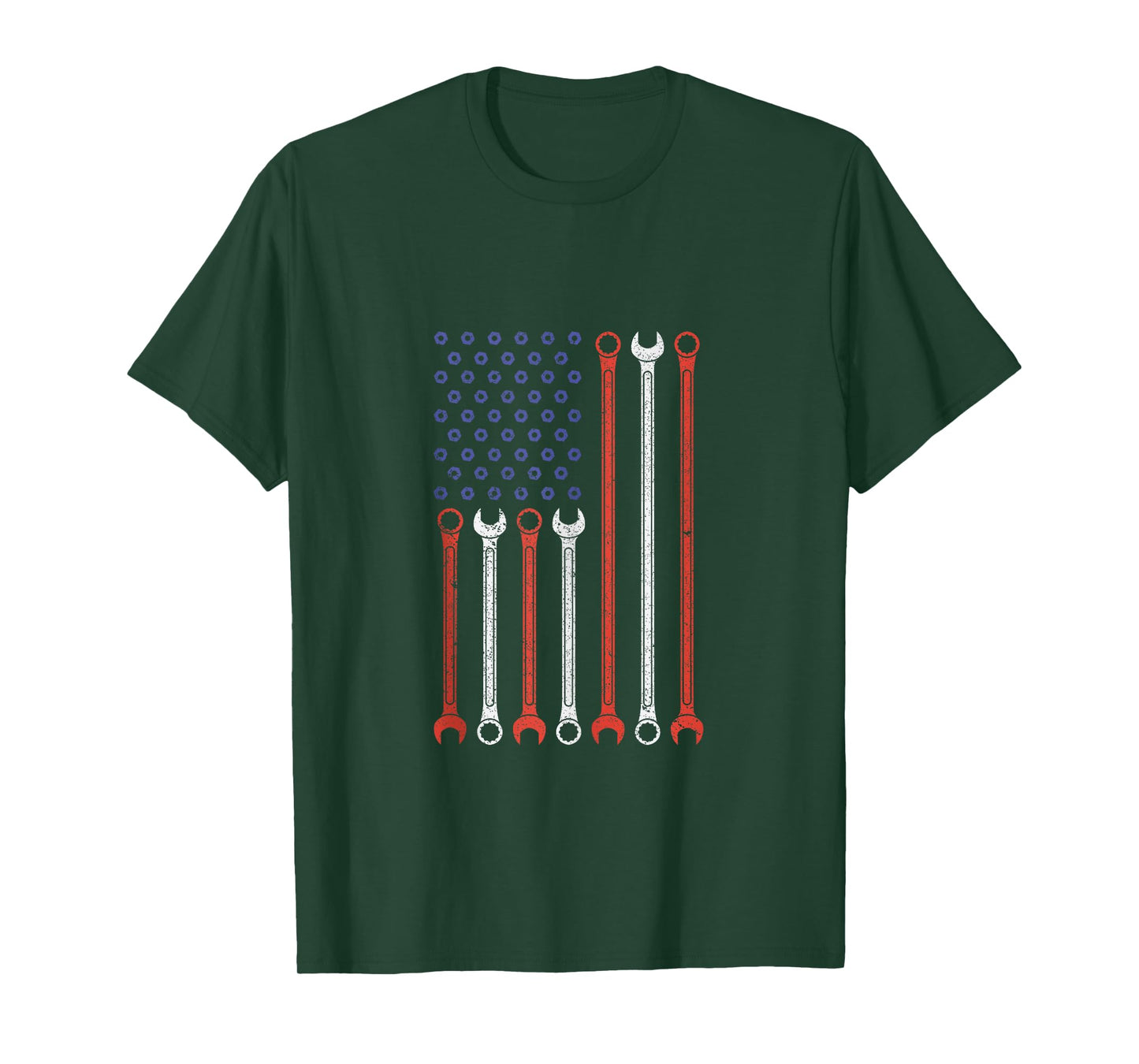 Vintage American Flag Diesel Engine Mechanic Muscle Car Love Tank Top