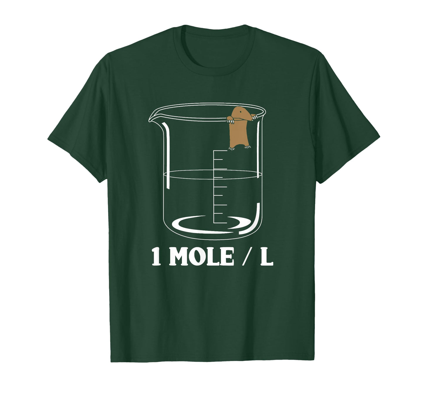 One Mole Per Liter Chemistry Biochemist T-Shirt