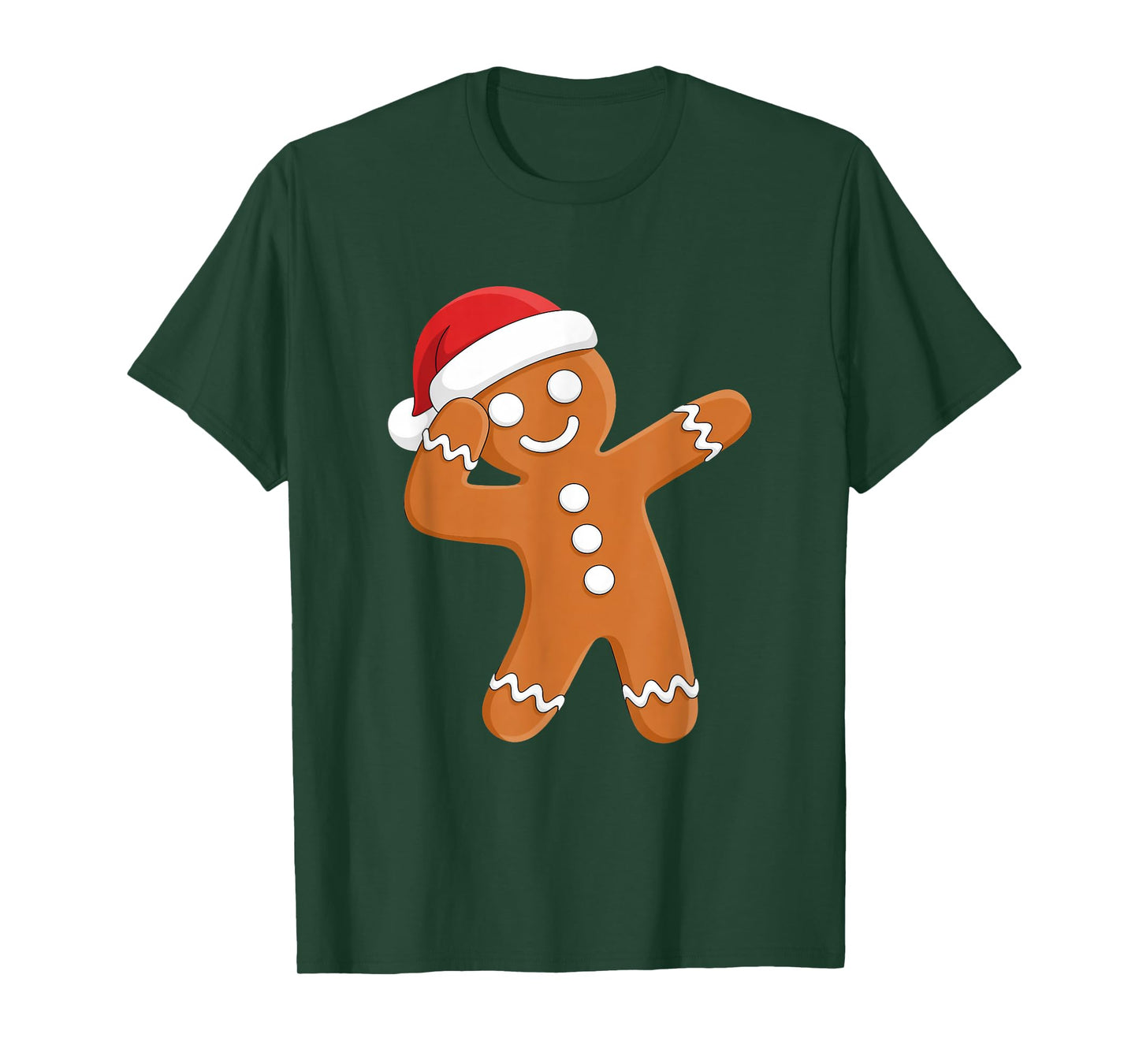 Santa Hat Dabbing Ginger Bread Christmas T-Shirt
