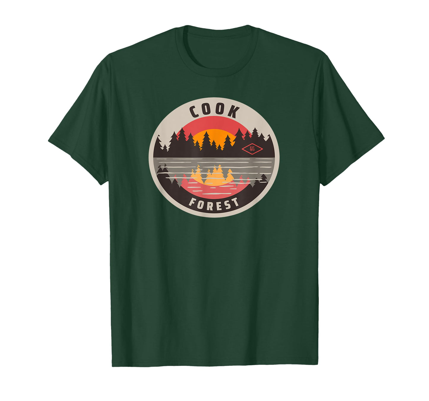 Cook Forest Lake reflection T-Shirt