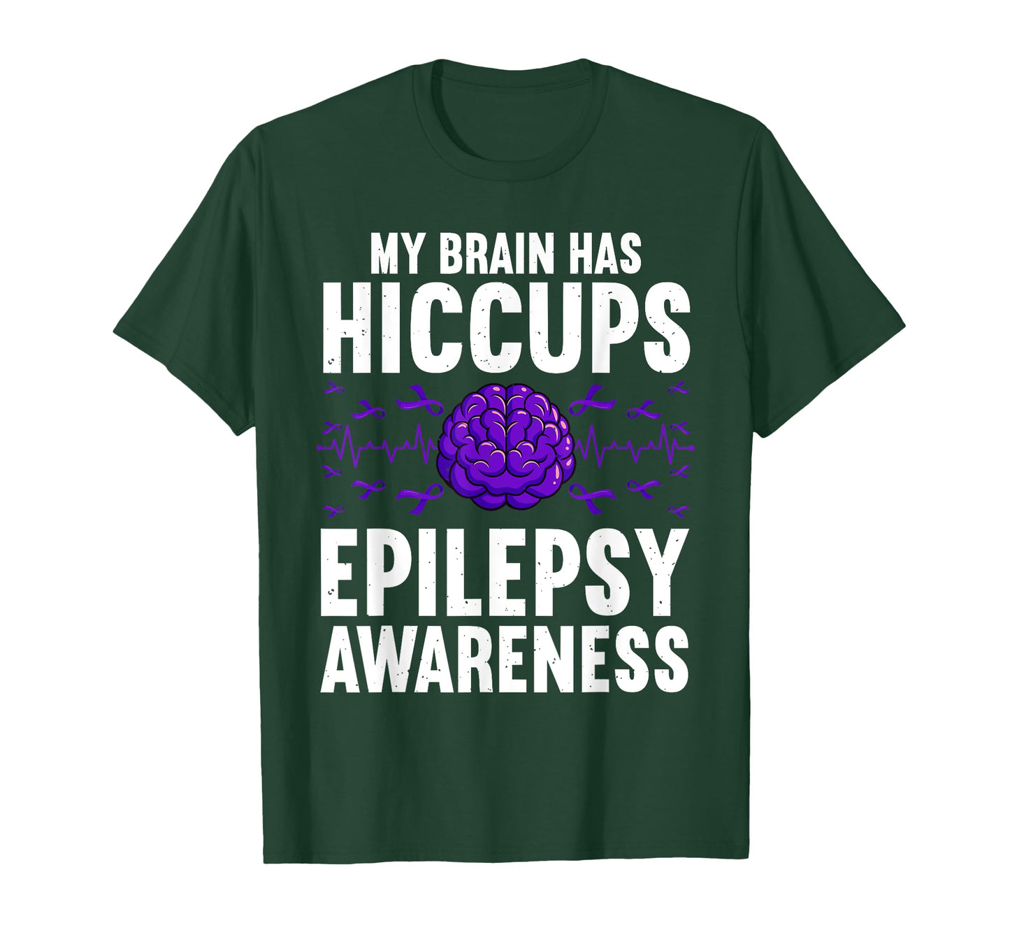 Cool Epilepsy Art For Men Women Seizure Epilepsy Awareness T-Shirt