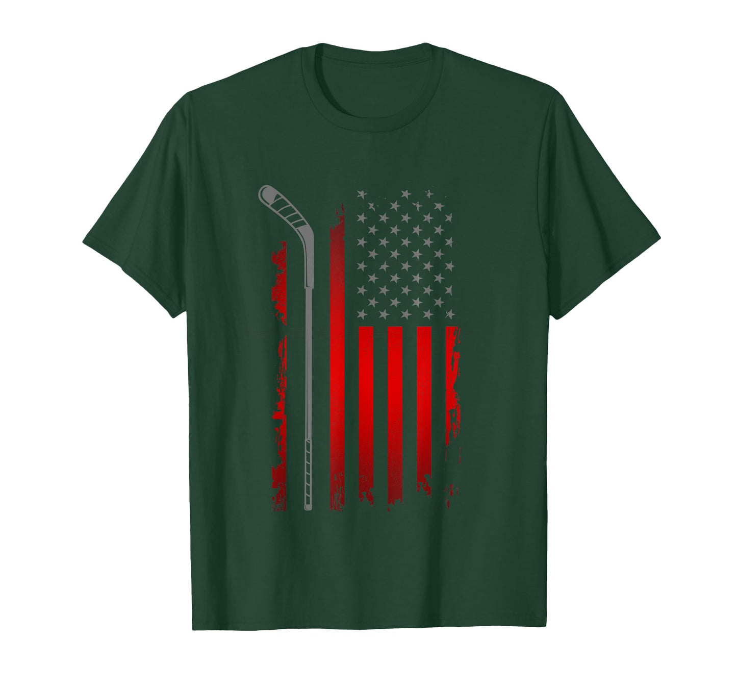American Flag Hockey Apparel - Hockey Women Kids Men T-Shirt