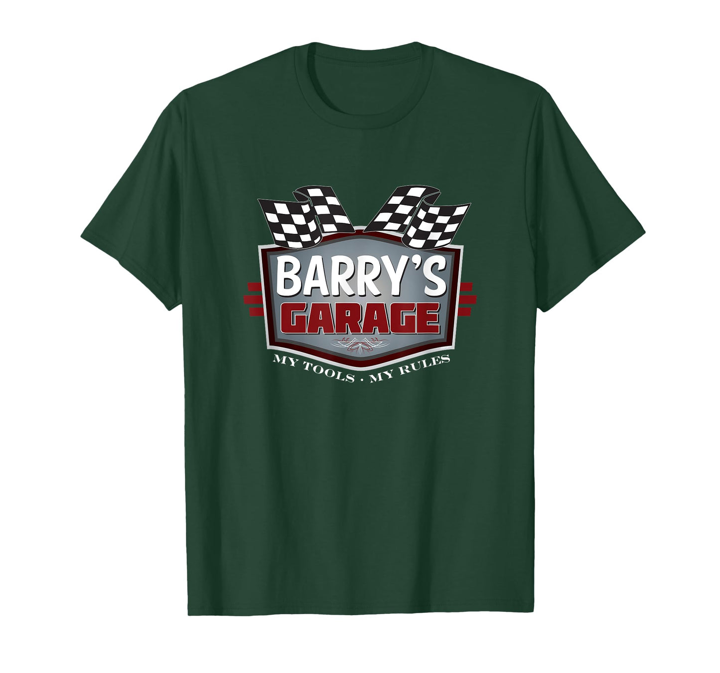 Barry's Garage T-shirt - Funny Car Guy - My Tools My Rules T-Shirt