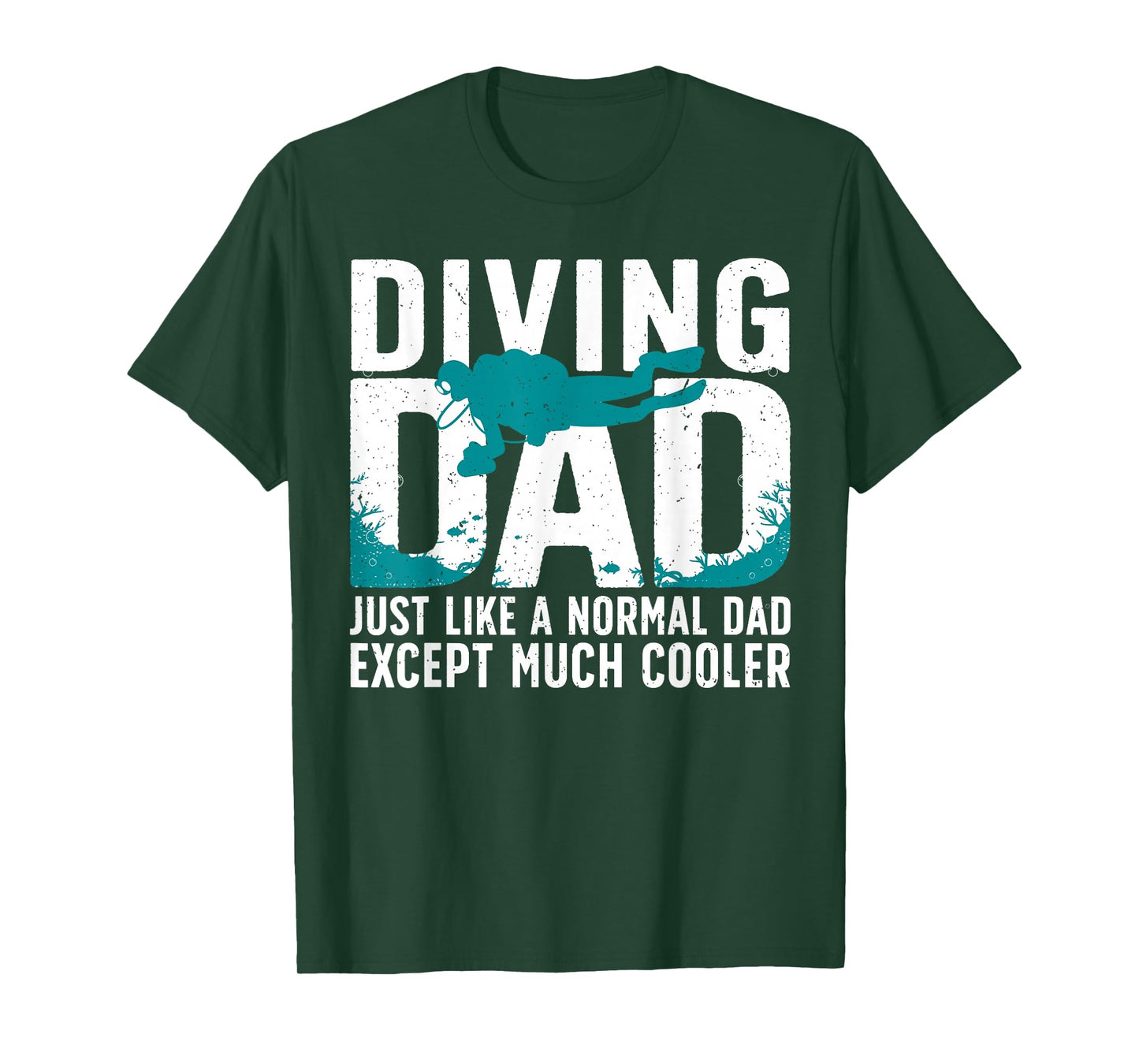 Cool Scuba Diving For Dad Men Ocean Scuba Diver Instructor T-Shirt
