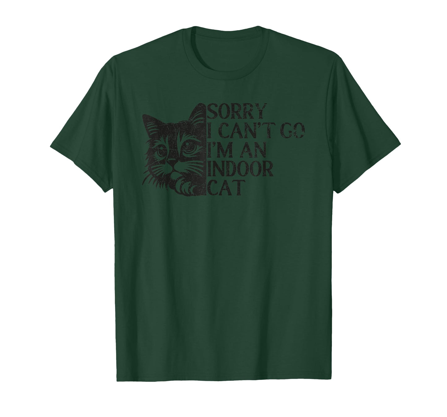 Sorry I Can't Go I'm an Indoor Cat T-Shirt