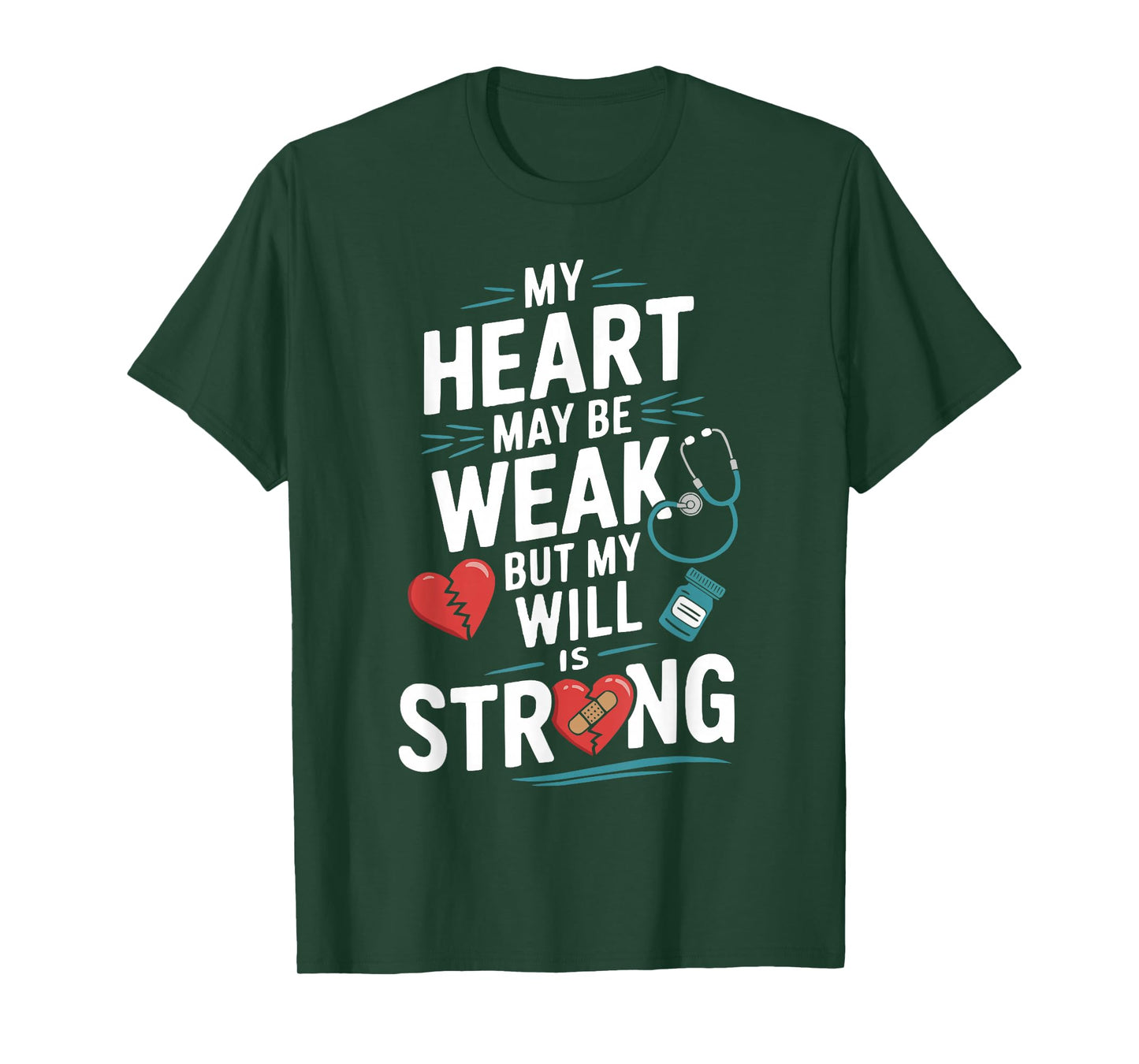 Congestive Heart Failure Chronic Disease CHF Awareness T-Shirt