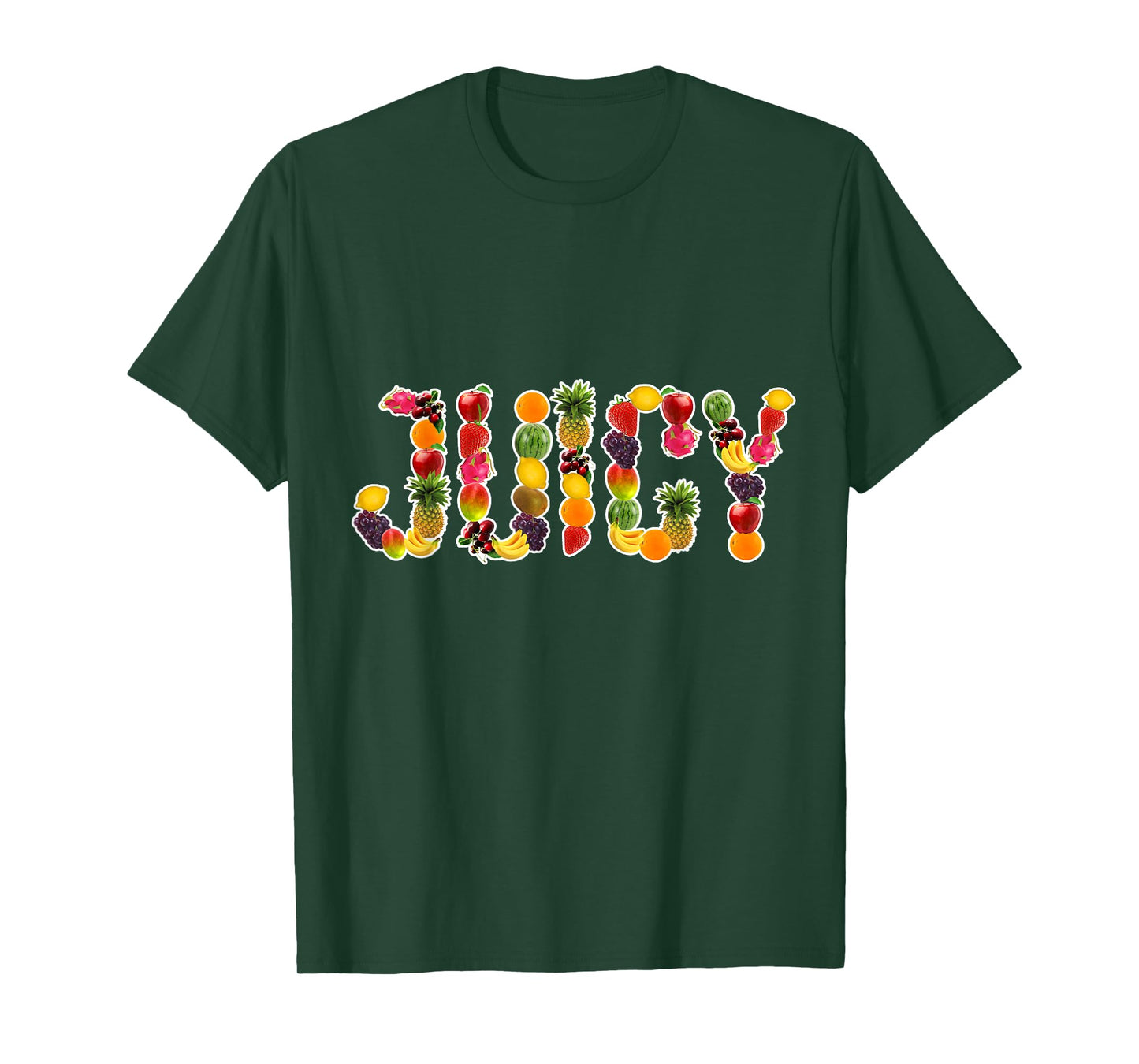 Fruit Aparrel & Outfits for Fruitarism Juicy Fruitarian Design Fruit Lover T-Shirt Black Small