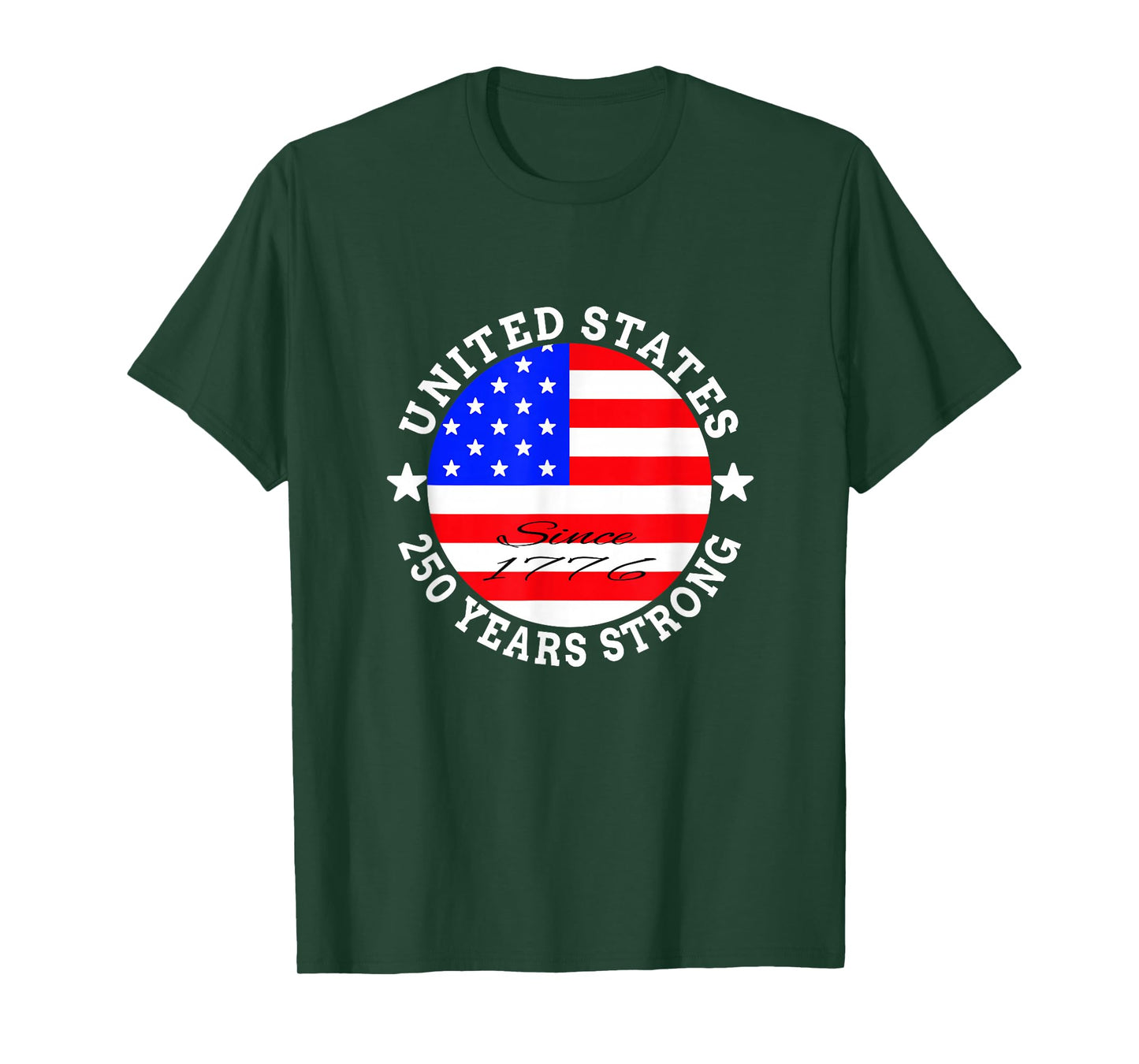 250th Anniversary of The USA 1776-2026 4th of July US Flag T-Shirt