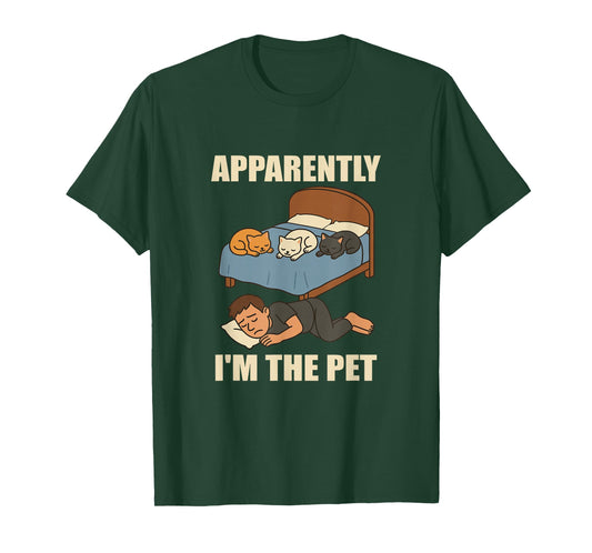 Apparently I'm The Pet Funny Cat Lover Humor T-Shirt
