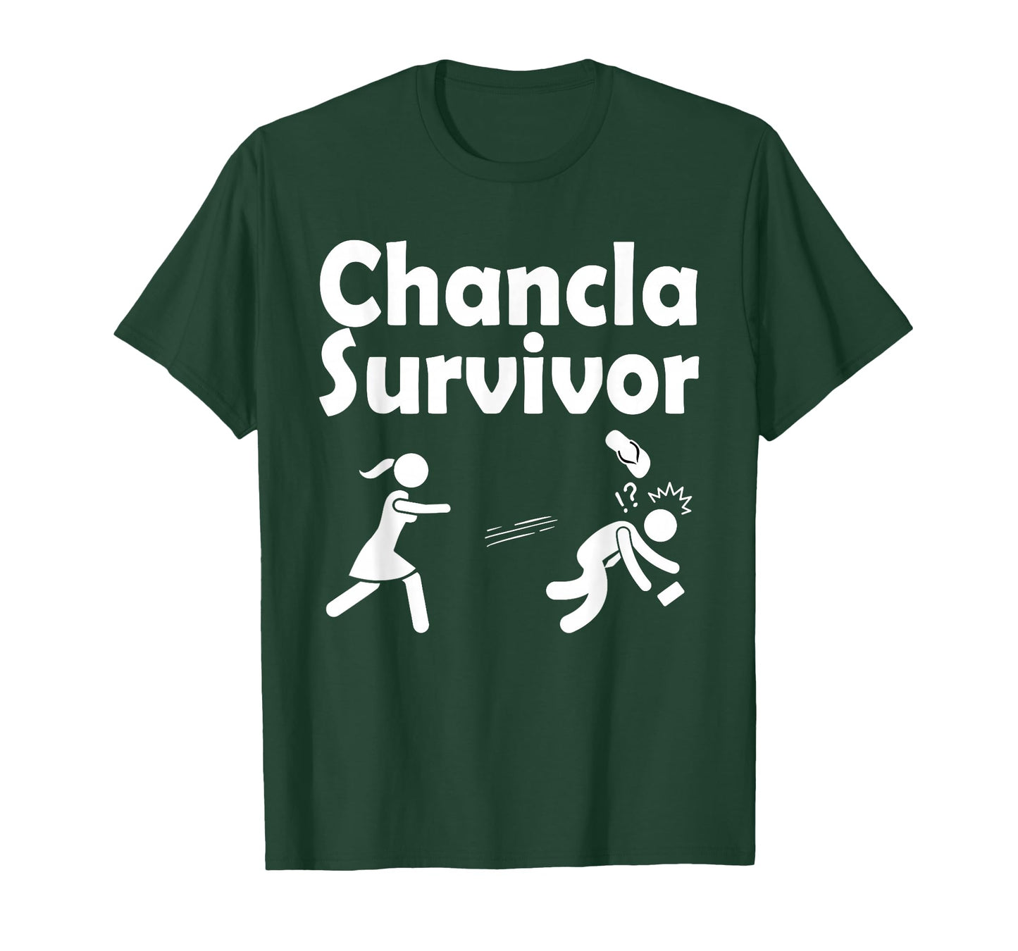 Funny Spanish Chancla Survivor Puerto Rican Puerto Rico T-Shirt