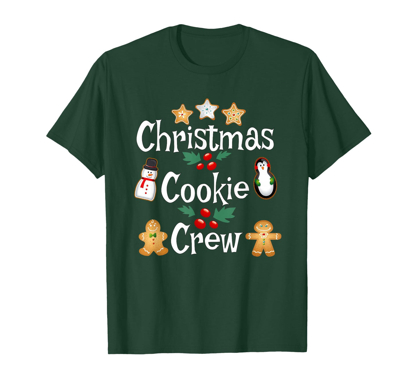 Bakers Christmas Cookie Crew Family Baking Team Holiday Cute T-Shirt