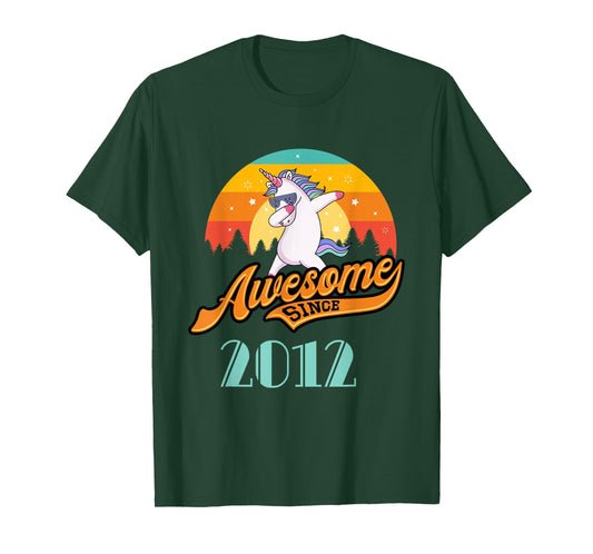 Awesome Since 2012 - Year of Birth & Birthday Gift T-Shirt