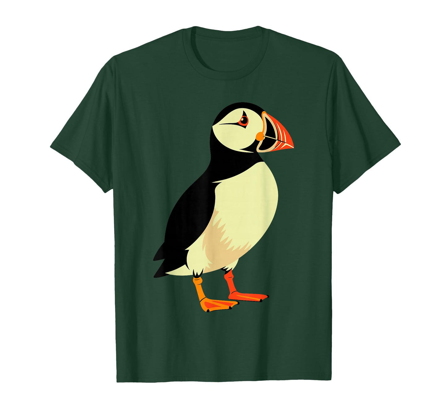 Funny Puffin Art for Men Women Bird Iceland Animal Puffin T-Shirt