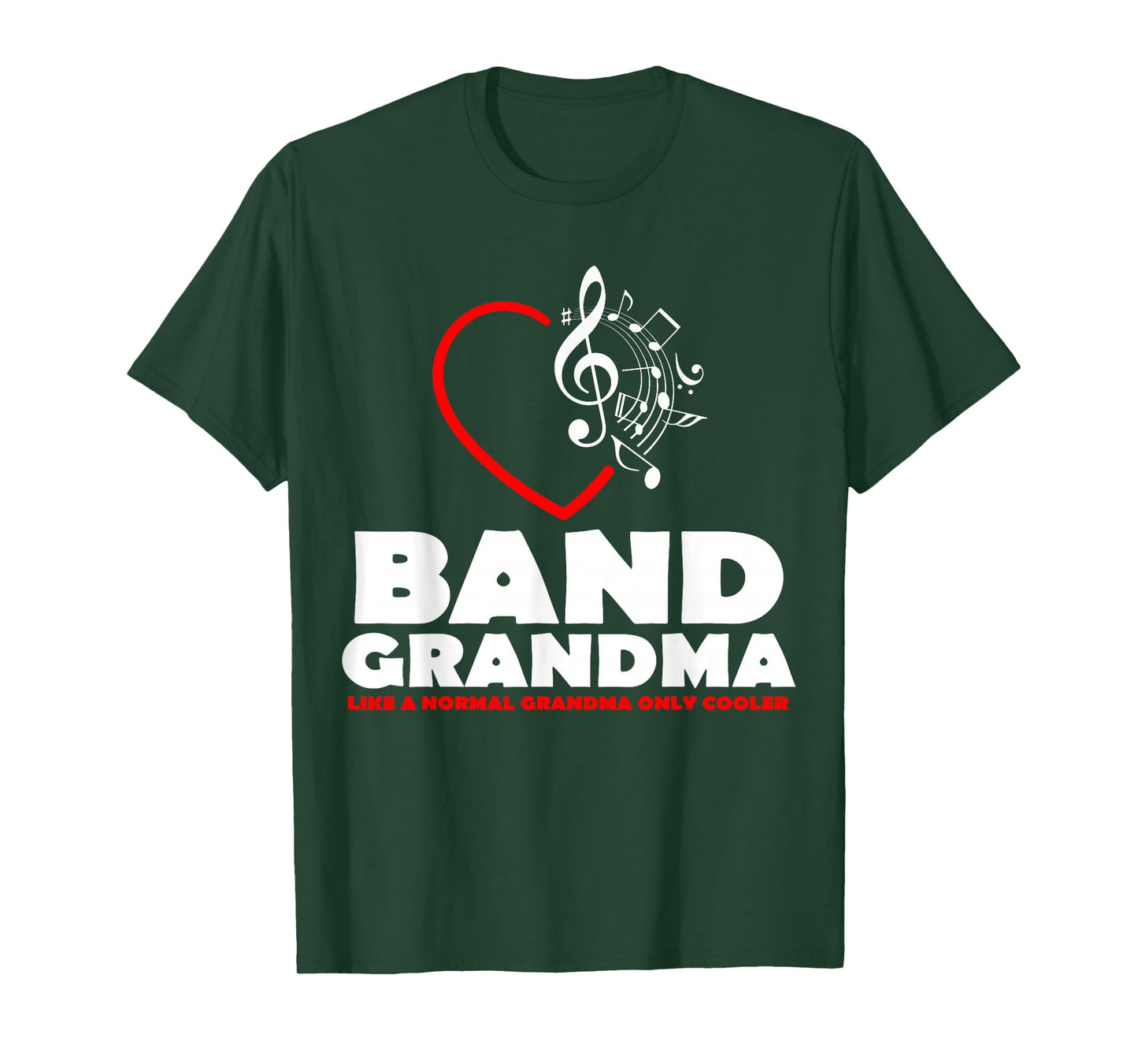 Funny Marching Band Grandma Music Lover Percussion Mom Gift T-Shirt