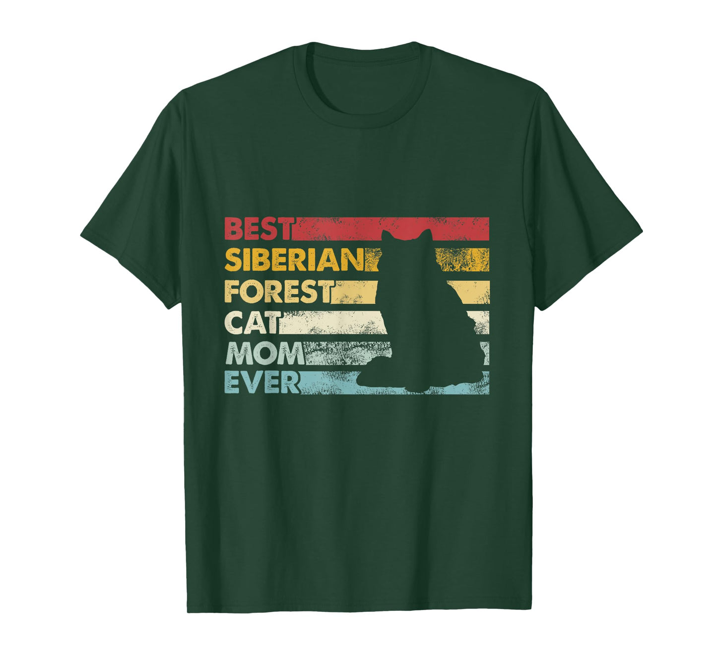 Best Cat Mom Ever - Mother Siberian Forest Cat T-Shirt