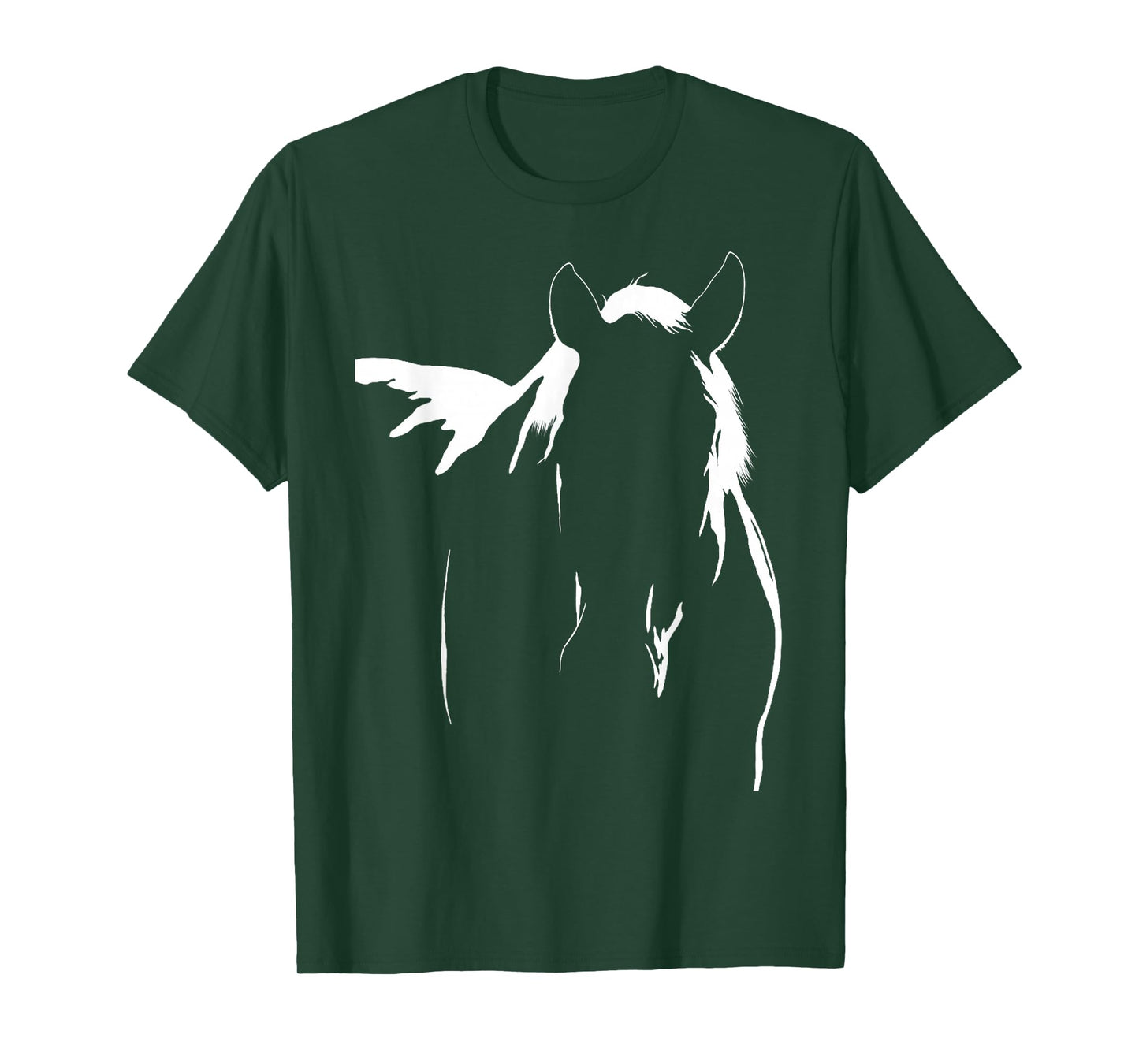Horse Silhouette Graphic Art Design T-Shirt