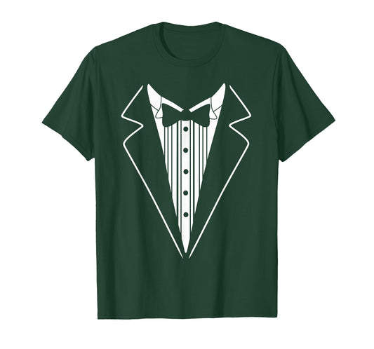 Tuxedo (Black Navy Blue Royal Blue Brown Gray) T-Shirt