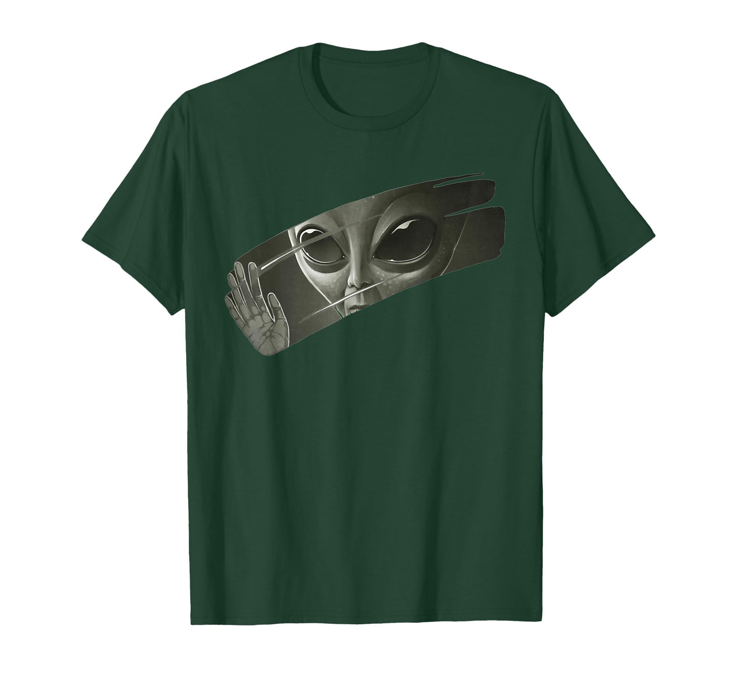 Aliens T-Shirt | Men Women Funny Graphic UFO Alien T-Shirt