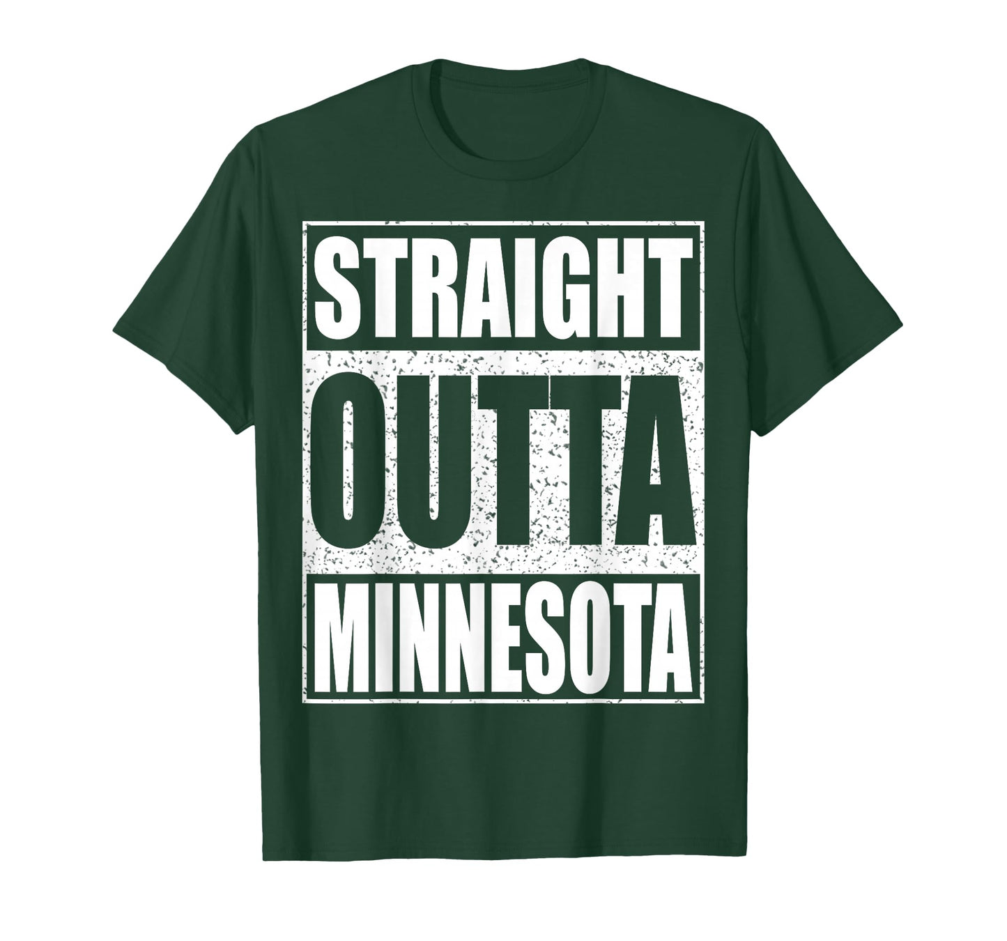 Straight Outta Minnesota Shirt Patriotic Minnesota State T-Shirt