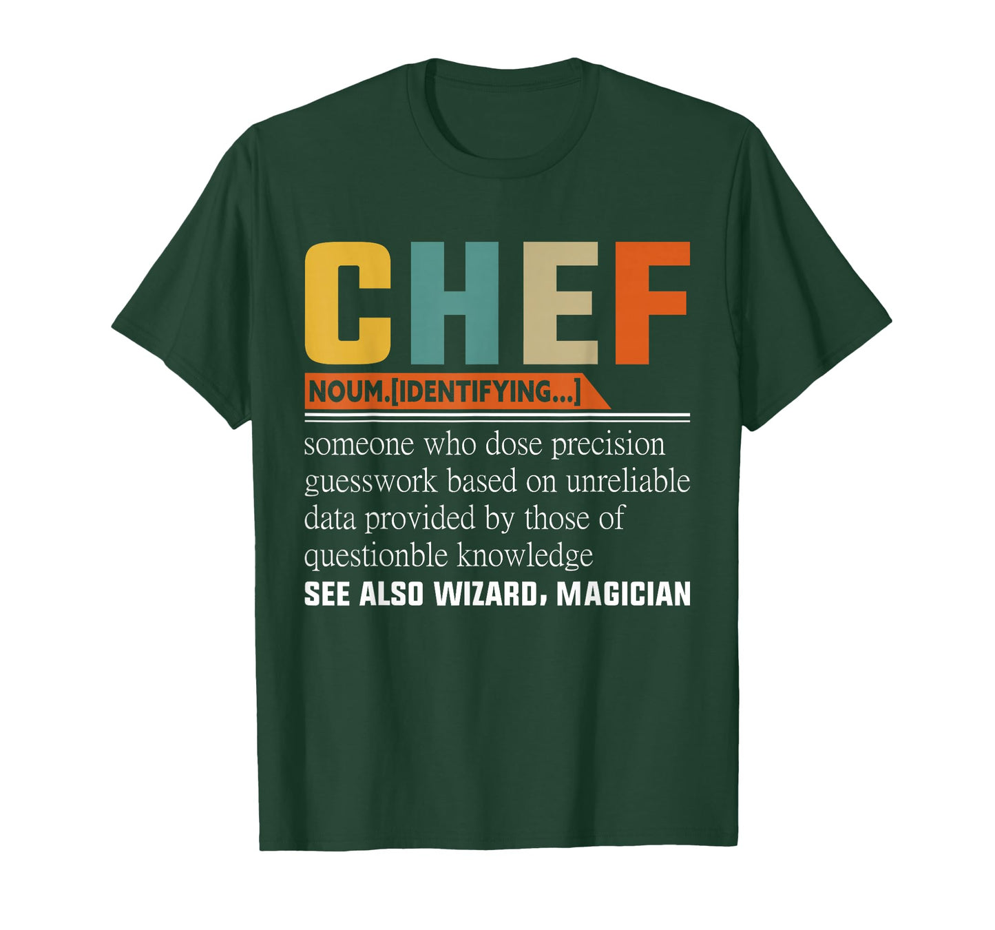 Chef See Also Wizard Magician - Chef T-Shirt
