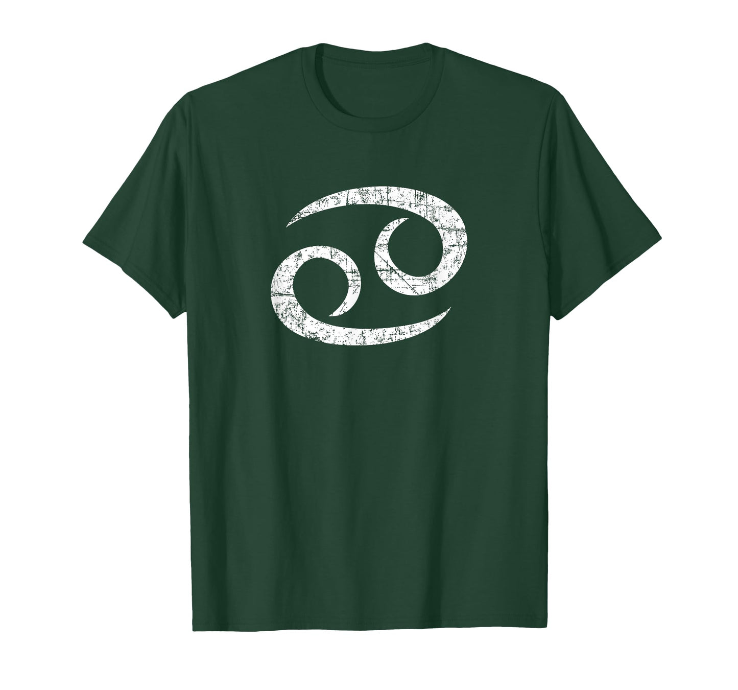 Zodiac Sign Cancer (Vintage White) T-Shirt