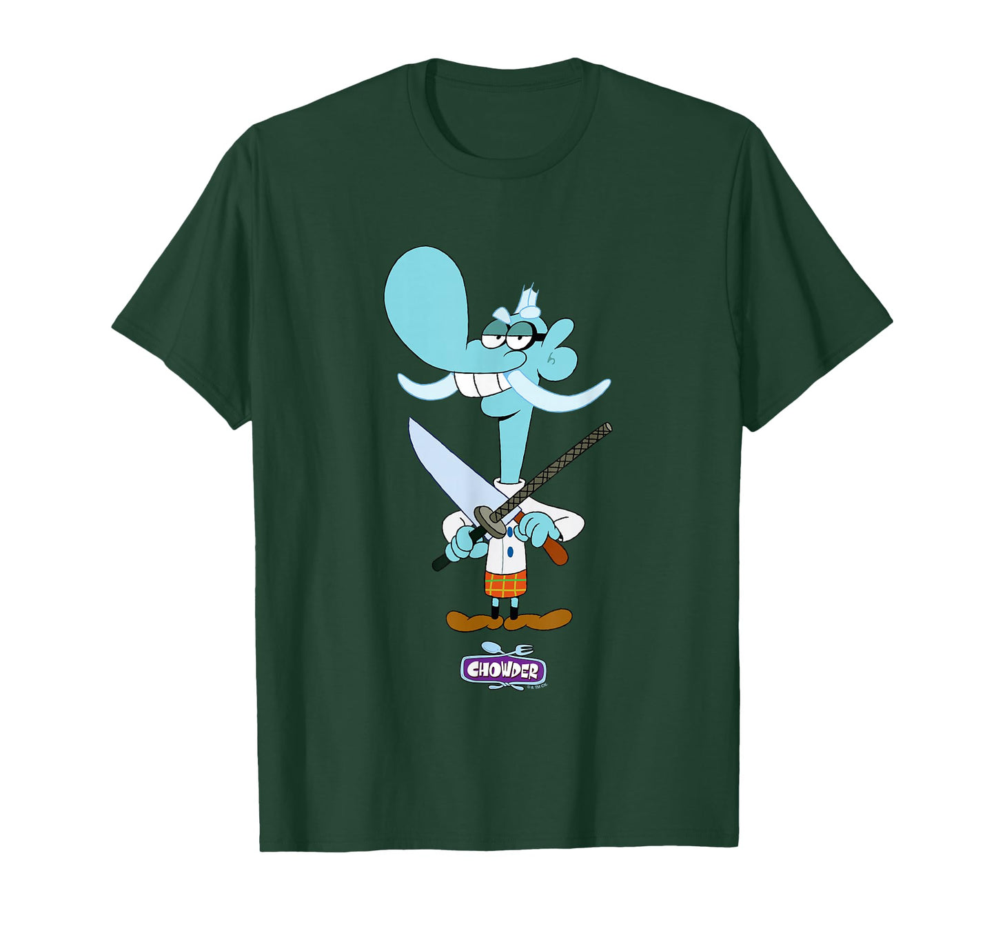 Chowder Mung Daal Sharpening A Knife Serious Face T-Shirt