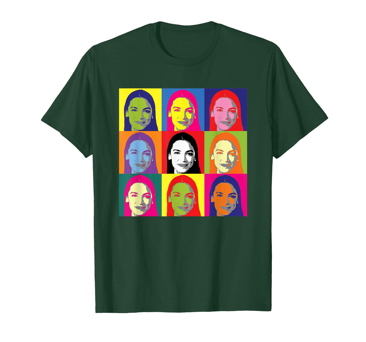 AOC Progressive Democrats Retro Vintage Pop Art T-Shirt