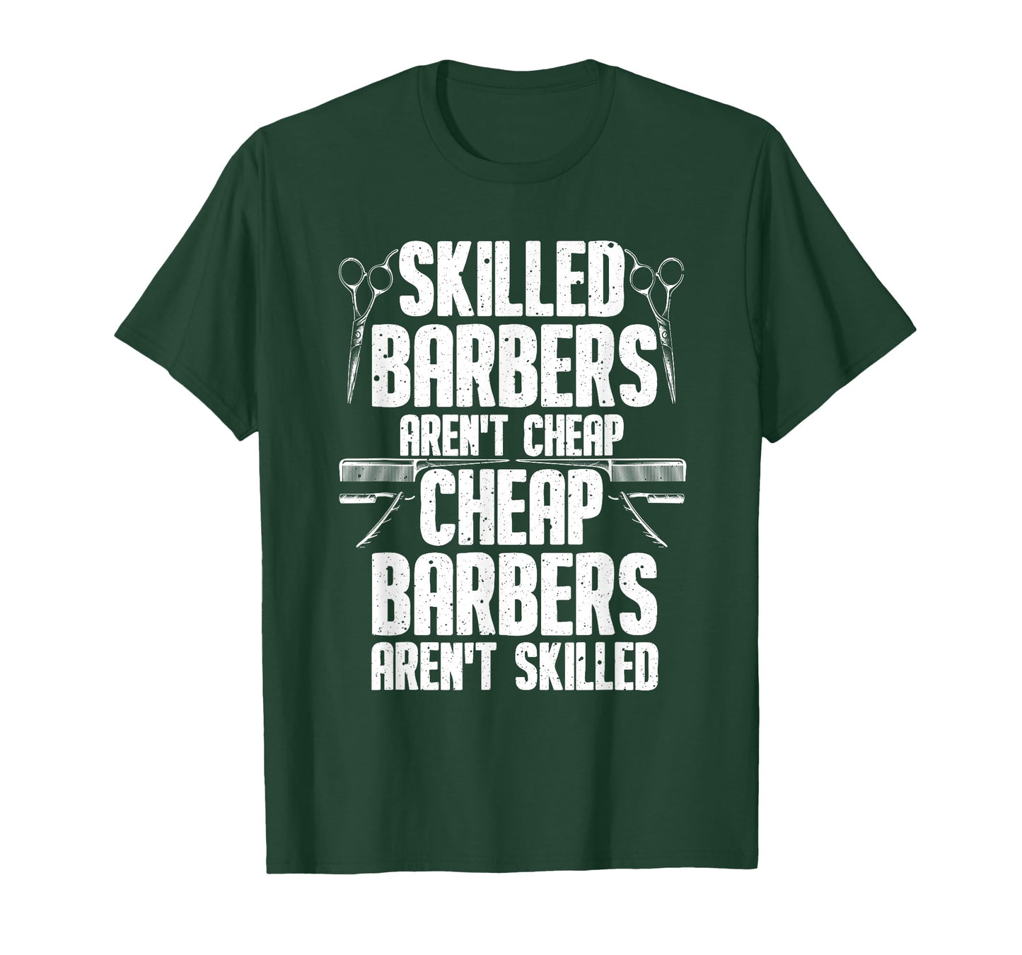 Barber Designs For Men Dad Funny Hairdressing Hair Stylists T-Shirt