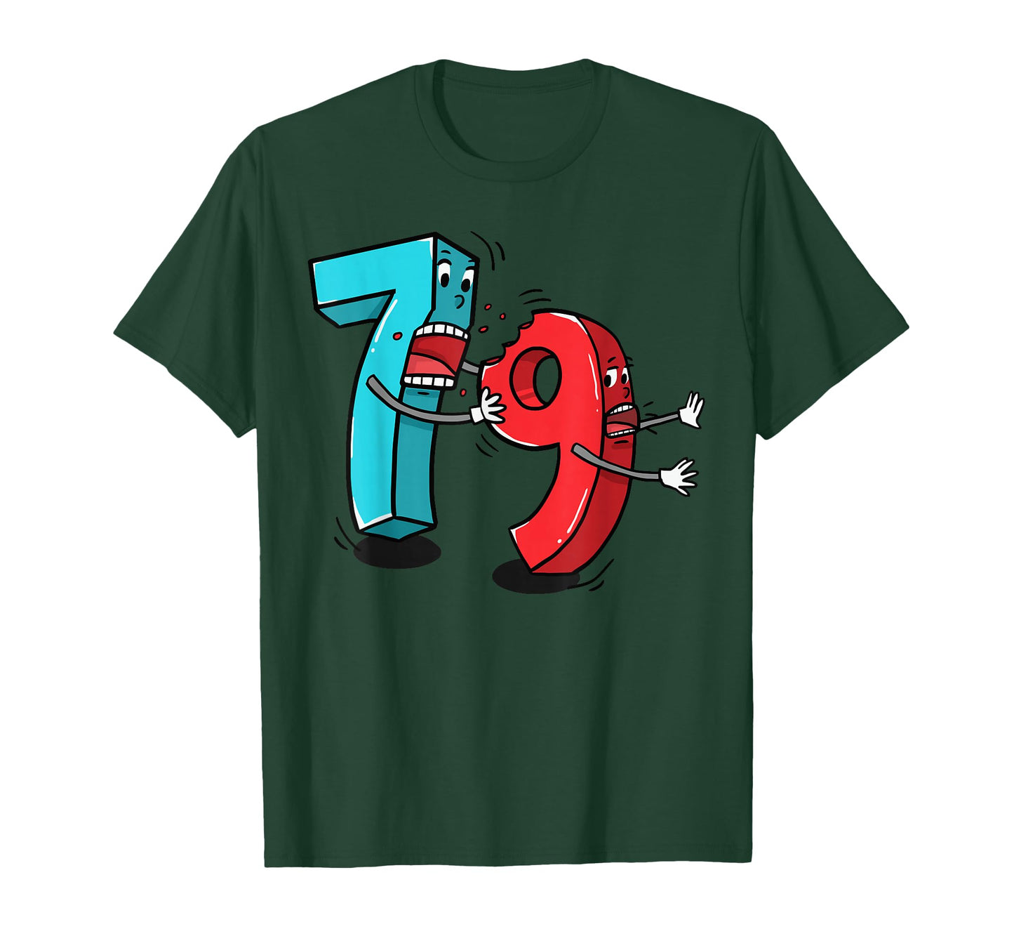 7 ate (8) 9 Funny Math T-Shirt