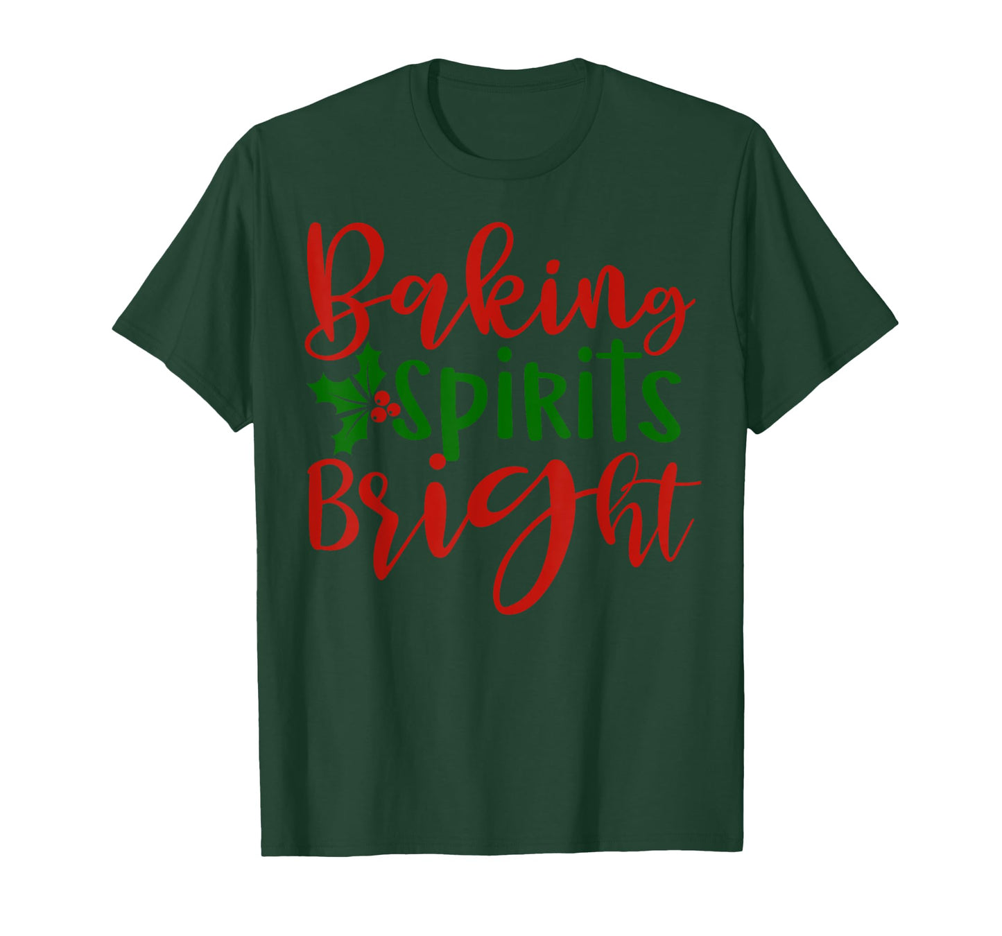 Christmas Baking Spirits Bright Cute Holiday Family T-Shirt
