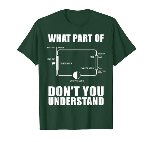 Cool HVAC Design For Men Women Air Conditioning Ventilation T-Shirt