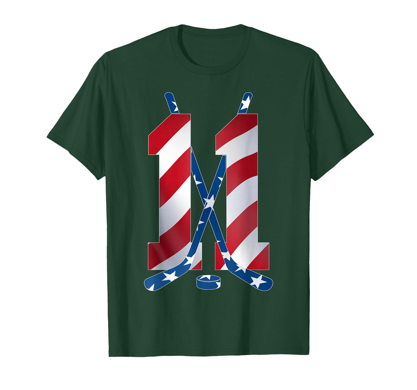 Number 11 Years ICE Hockey 11TH Birthday T-Shirt