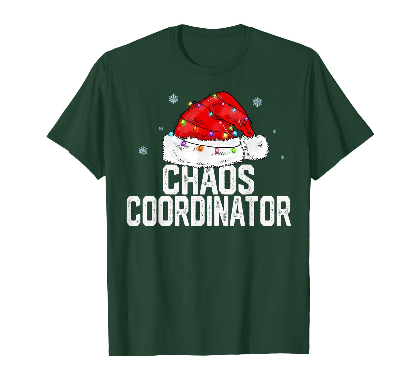Chaos Coordinator Christmas Women Family Matching Group Xmas T-Shirt