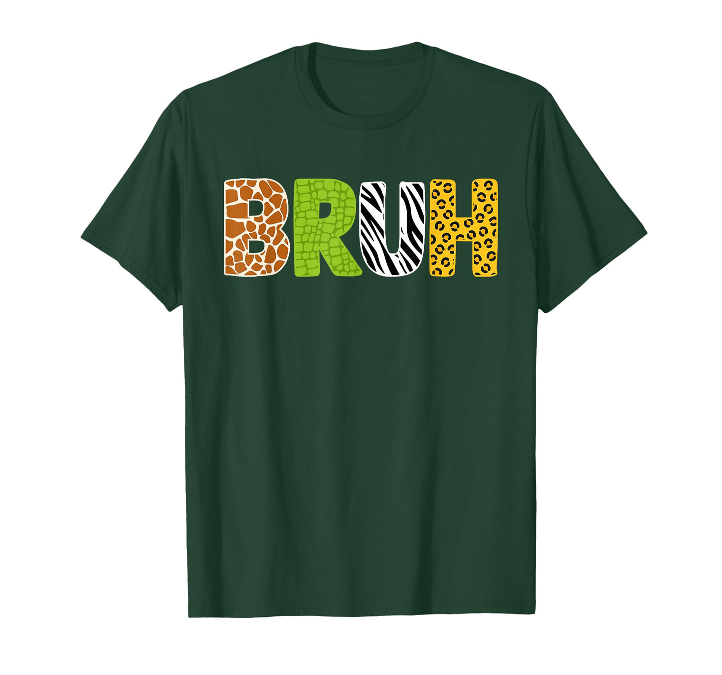 Funny Bruh Safari Animals Wildlife Jungle Zookeeper Boy Kids T-Shirt