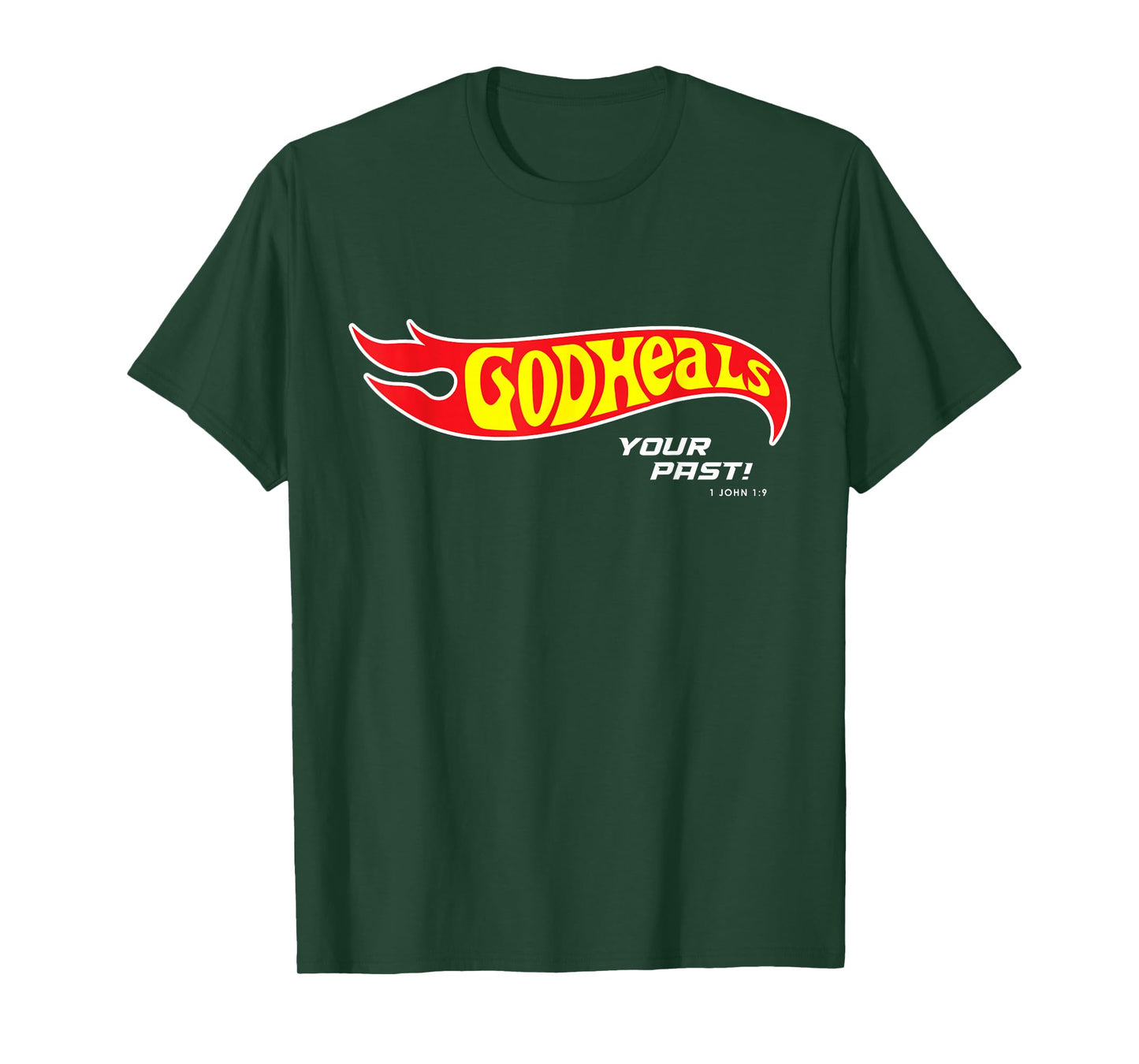 Christian Christmas gifts bible verse scriptures God Heals T-Shirt