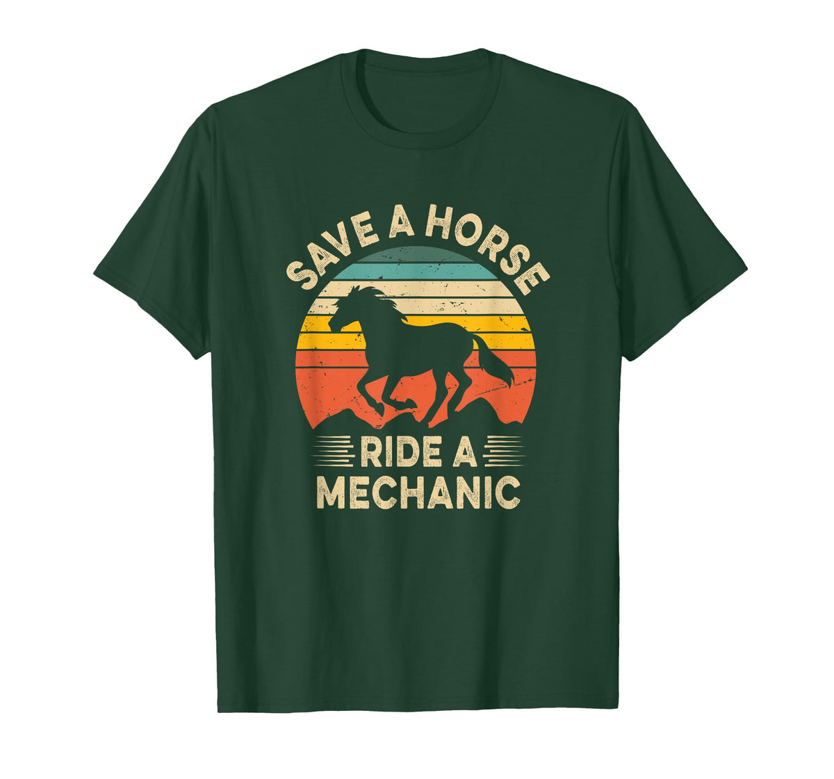 Save A Horse, Ride a Mechanic T-Shirt