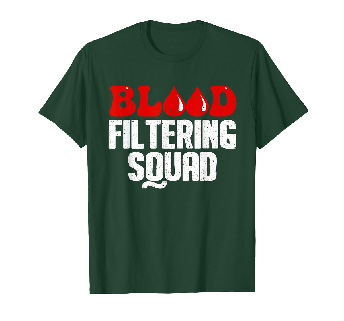 Funny Dialysis Nurse Art Men Women Dialysis Technician Squad T-Shirt