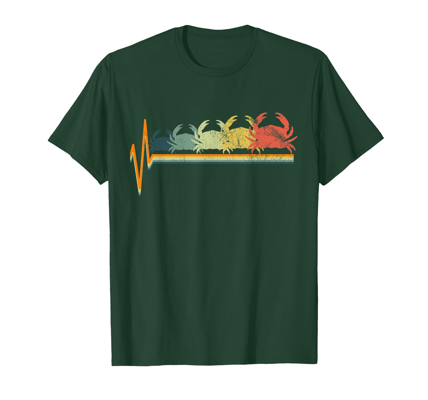 Crab Crabs Heartbeat Gift Vintage T-Shirt