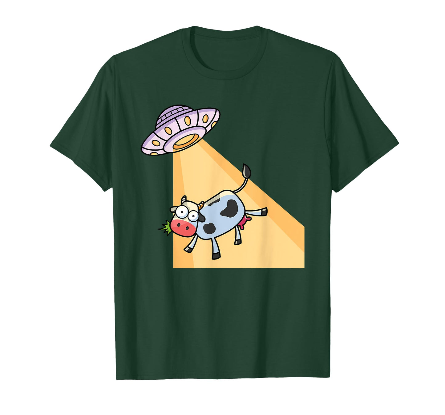 Cow UFO Alien Abduction Farm Animal Cow Lover T-Shirt