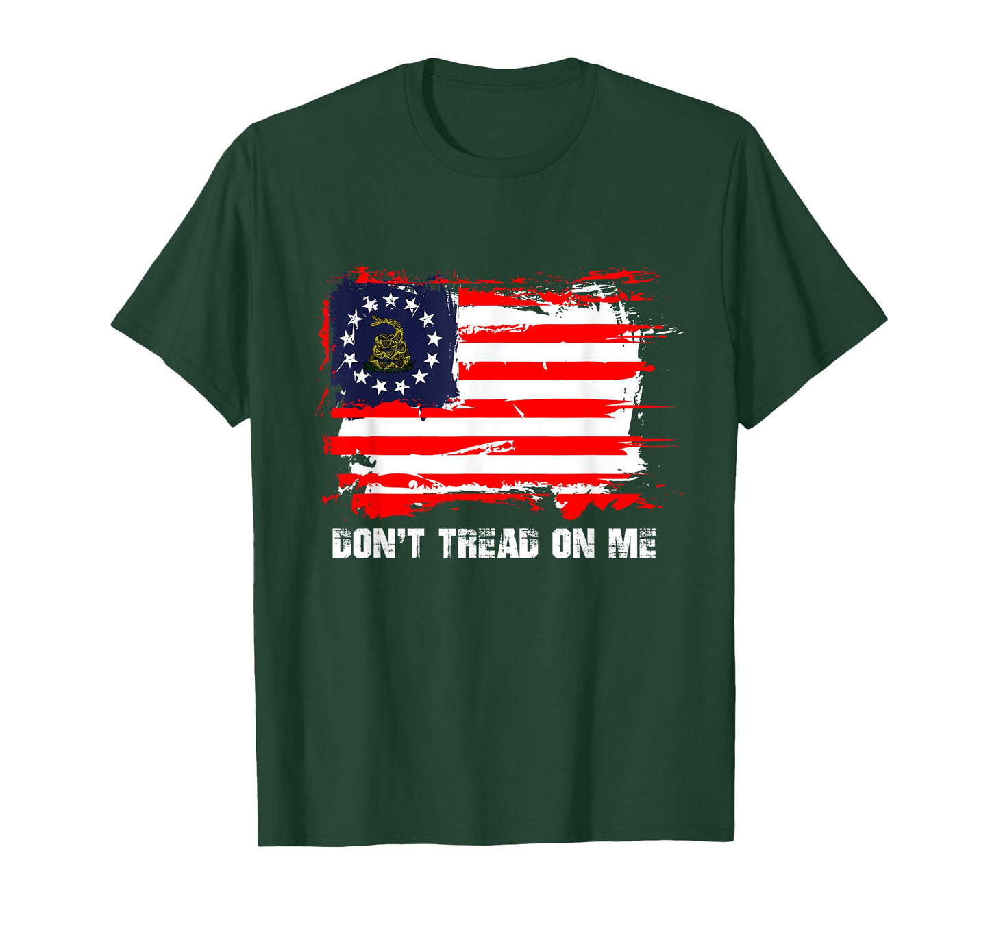 Betsy Ross Flag Don't Tread Patriot On Me T-Shirt