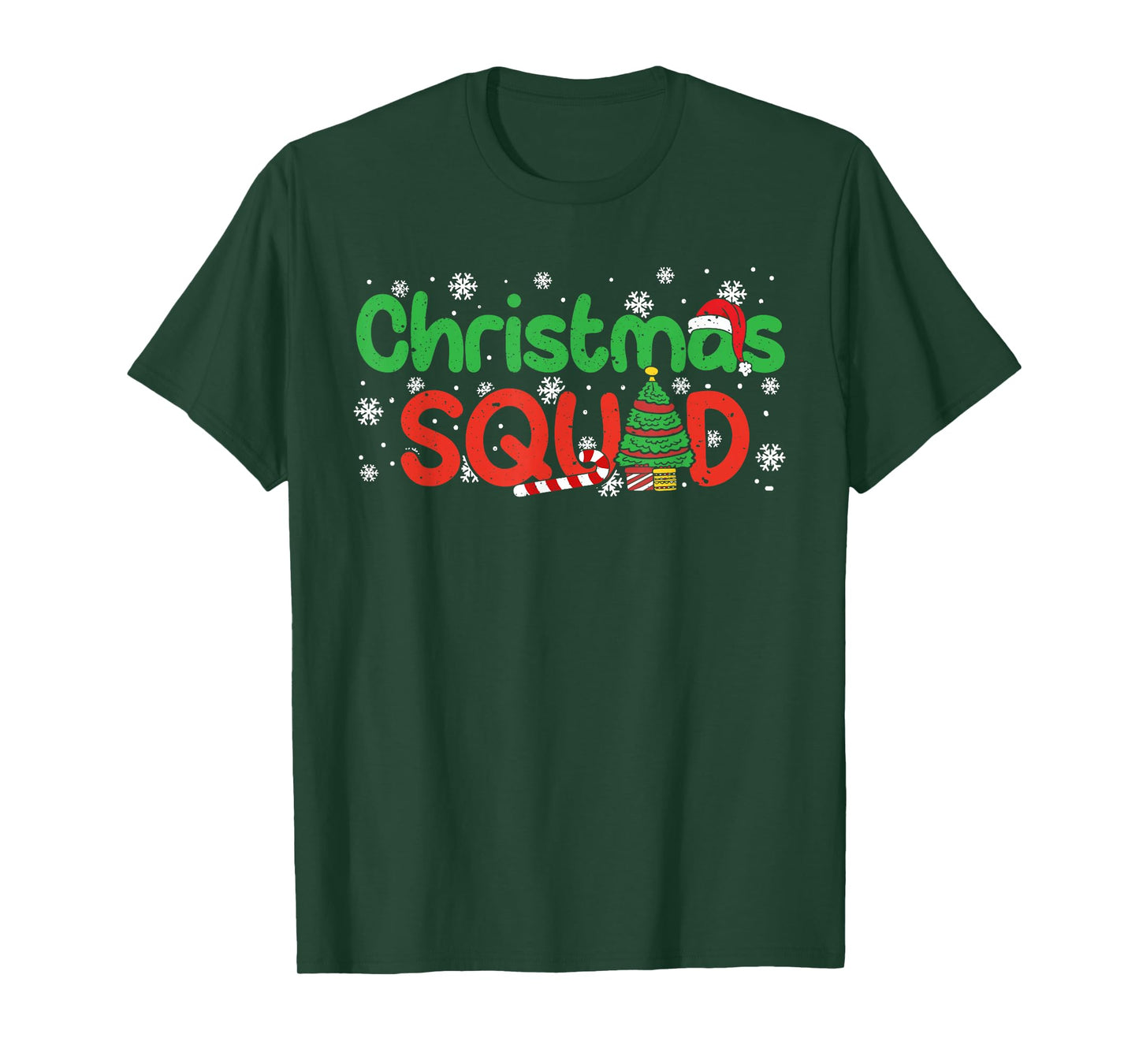Christmas Squad Santa Dabbing Elf Family Matching Pajamas T-Shirt