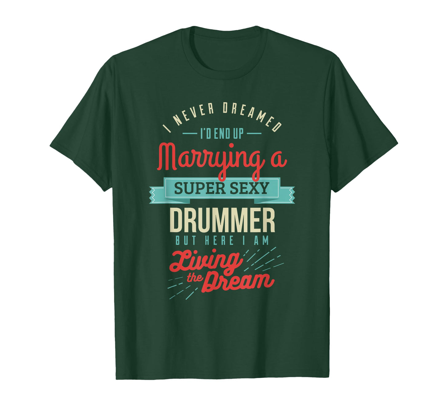 Married to a Drummer Spouse Gifts T-Shirt